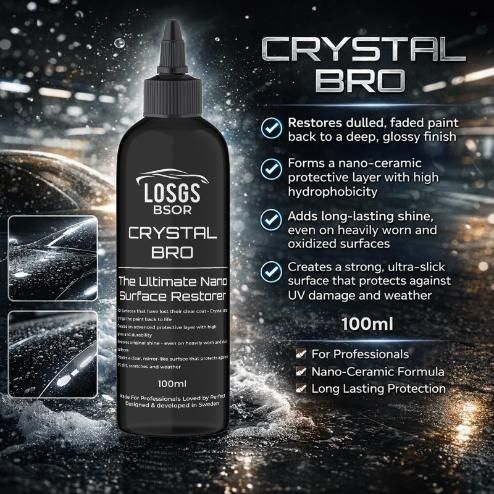 Car & Bike Scratch Remover Liquid – Crystal Bro Nano Surface Restorer 100ml