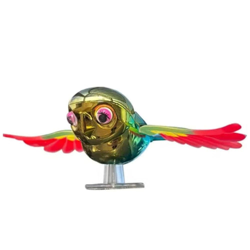 Flapping Wings Bird Car Decor – Creative Wind Powered Vehicle Ornament