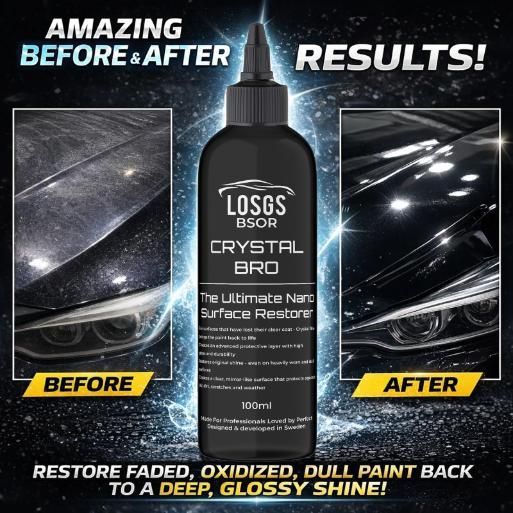 Car & Bike Scratch Remover Liquid – Crystal Bro Nano Surface Restorer 100ml