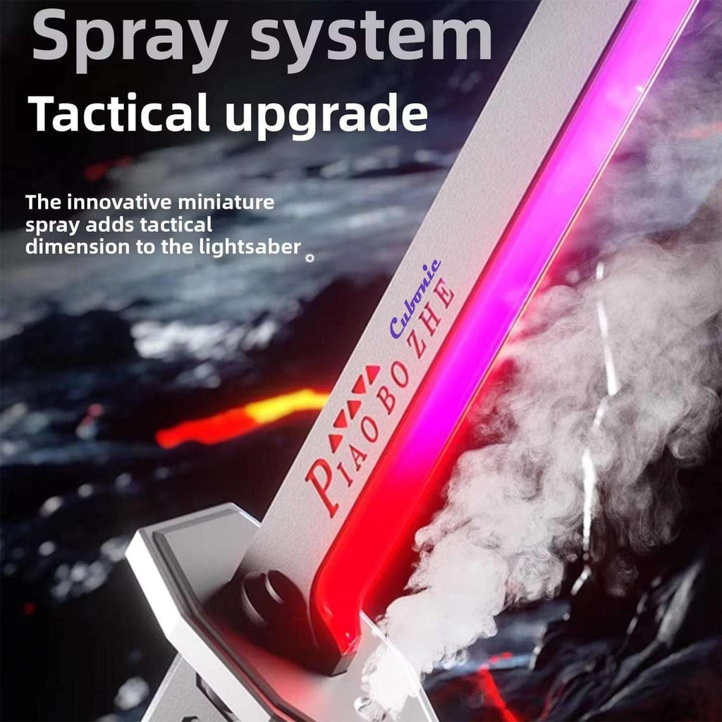 Multicolor LED Lightsaber Toy – Spark Sword with Sound & Fog Effects