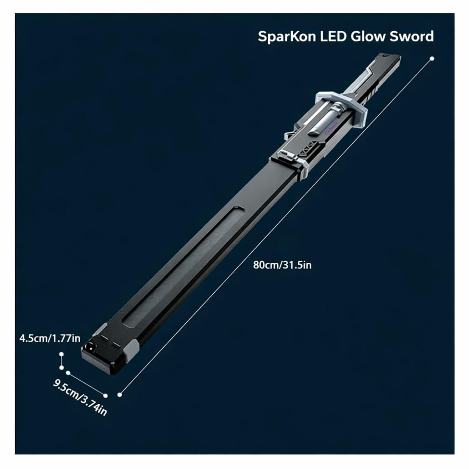 Multicolor LED Lightsaber Toy – Spark Sword with Sound & Fog Effects