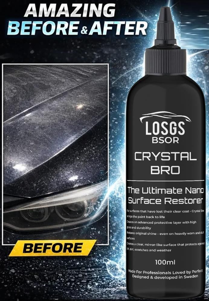 Car & Bike Scratch Remover Liquid – Crystal Bro Nano Surface Restorer 100ml