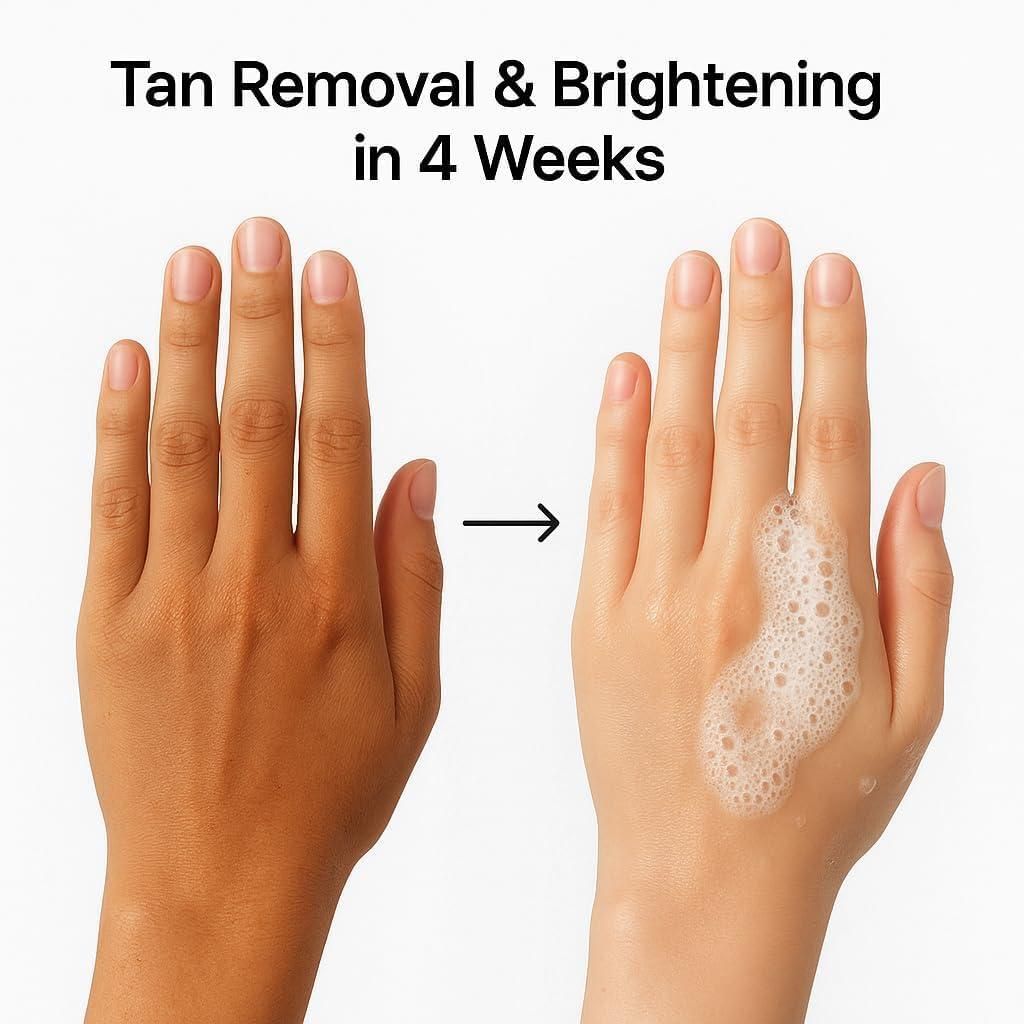 Tan Removal Soap with Sandalwood & Saffron – Natural Skin Brightening Bath Soap (100g x 2)