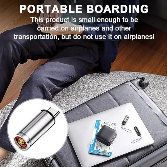 Windproof Electric Pocket Lighter – USB Type-C Rechargeable Outdoor Lighter